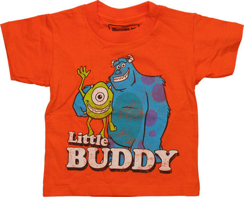 Monsters Inc Little Buddy Orange Toddler T-Shirt