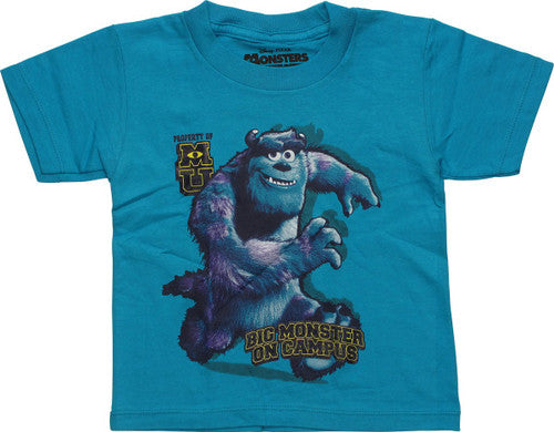 Monsters Inc MU Sulley On Campus Toddler T-Shirt