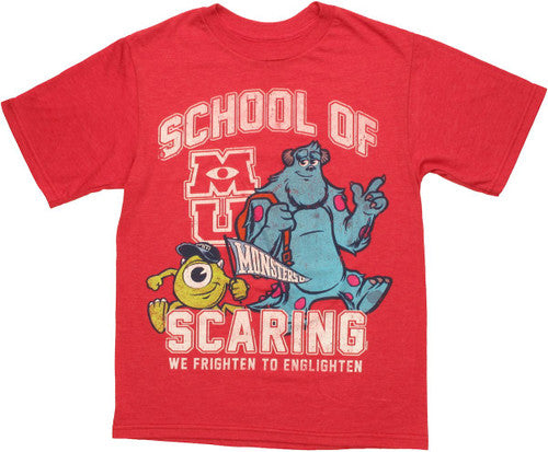 Monsters University School of Scaring Youth T-Shirt