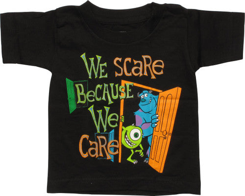 Monsters University We Scare We Care Toddler Shirt