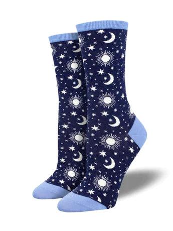 Moon Child Crew Socks