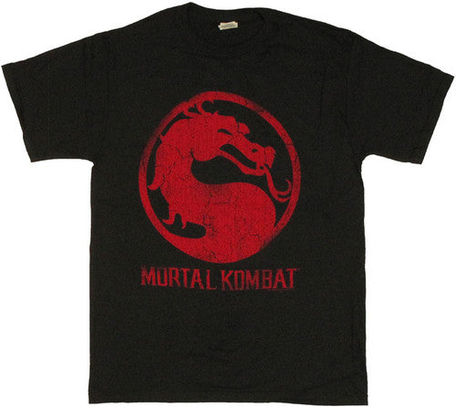 Mortal Kombat Red Logo T-Shirt