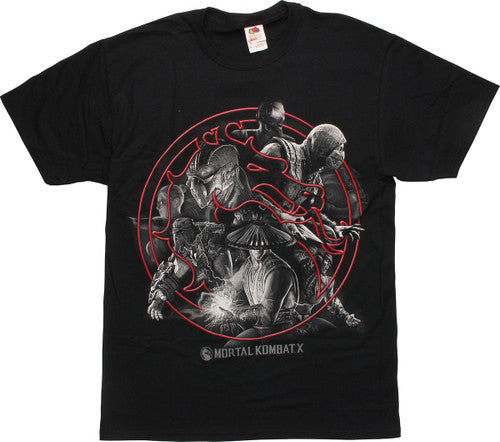 Mortal Kombat X Circle Montage T-Shirt