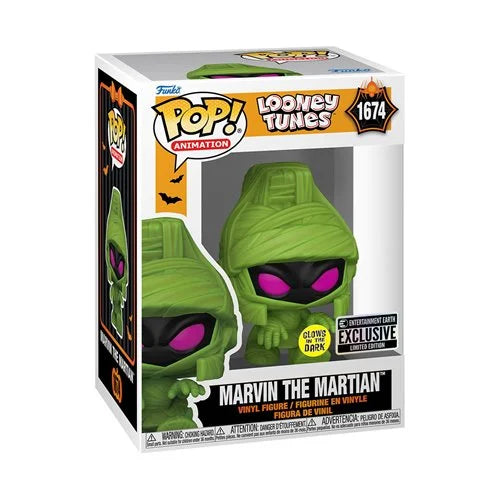 Funko Pop! Looney Tunes Halloween Marvin the Martian Glow-in-the-Dark