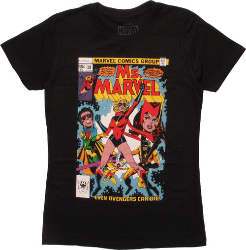 Ms Marvel Cover 18 Womens Boyfriend T-Shirt