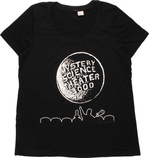 MST3K Theater Moon Logo Ladies T-Shirt