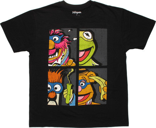 Muppets 4 Panel Close Up T-Shirt