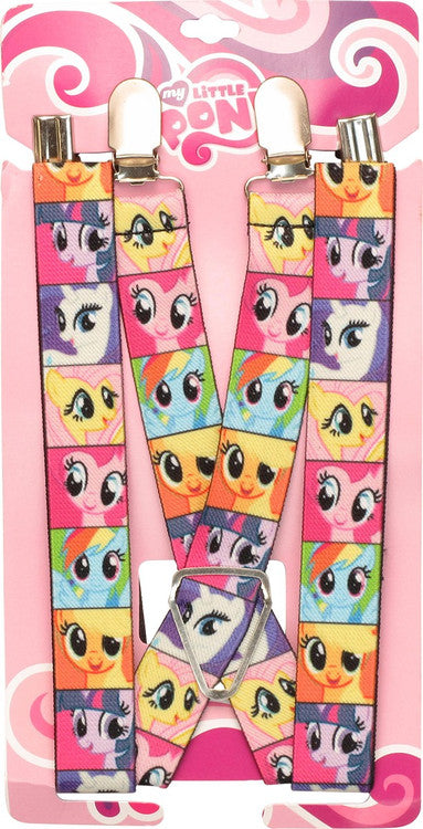 My Little Pony Characters Squares Suspenders
