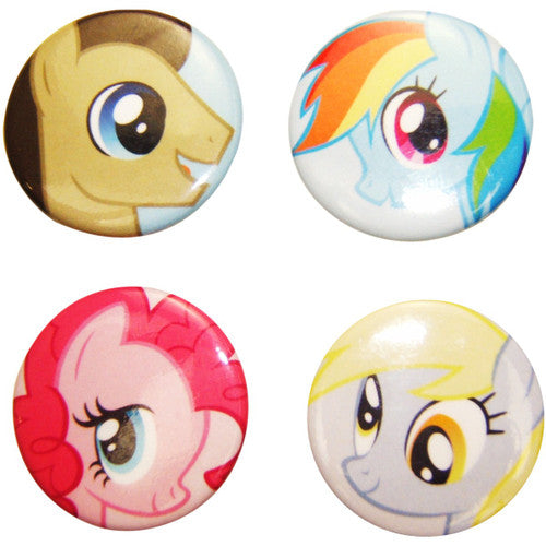 My Little Pony Faces Button Set