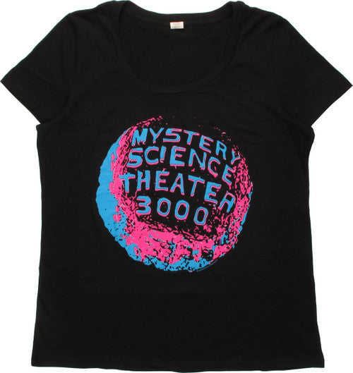 Mystery Science Theater 3000 Logo Ladies T-Shirt