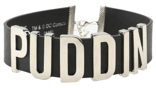 Suicide Squad Harley Quinn PUDDIN Choker in Black