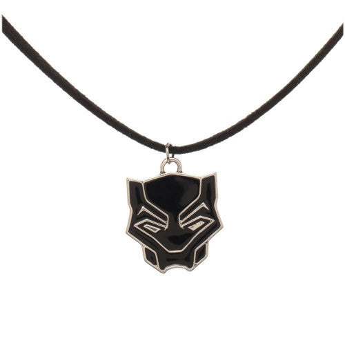 Black Panther Movie Mask Logo Necklace