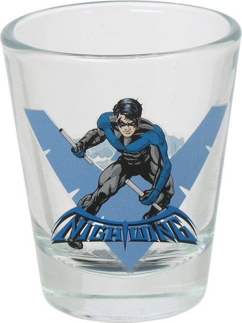 Nightwing Mini Toon Tumbler Shot Glass in Blue