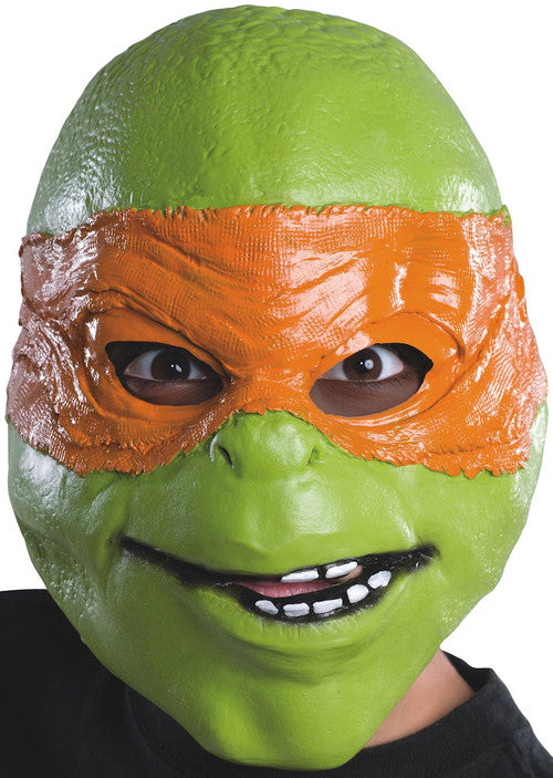 Ninja Turtles Movie Michelangelo Child Costume Mask in Orange