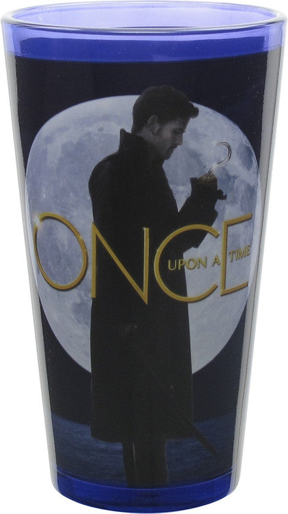 Once Upon a Time Hook Pint Glass in Purple