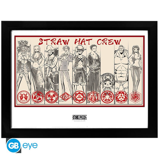 One Piece - Straw Hat Crew Framed Print