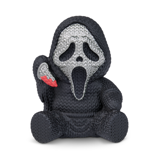 Handmade by Robots Silver Ghost Face with Bloody Knife