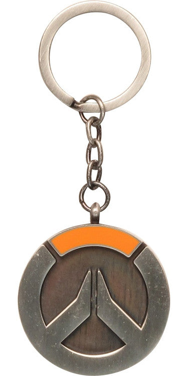 Overwatch Logo Keychain in Brown