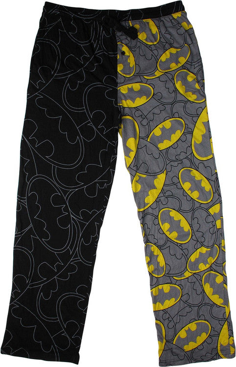 Batman Logo All Over Print Split Tone Lounge Pants