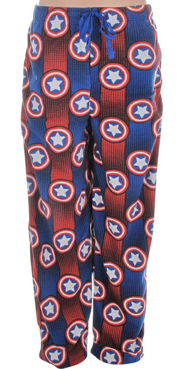 Captain America Stripes Fleece Pants
