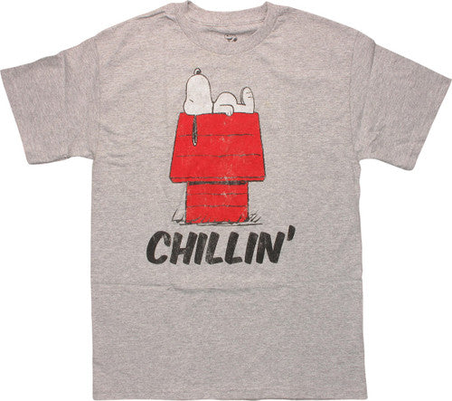 Peanuts Snoopy Chillin' T-Shirt Sheer