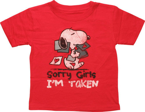 Peanuts Sorry Girls I'm Taken Infant T-Shirt