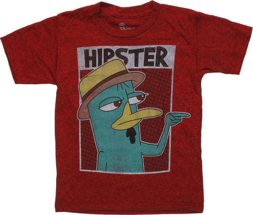 Phineas and Ferb Perry Hipster Juvenile T-Shirt