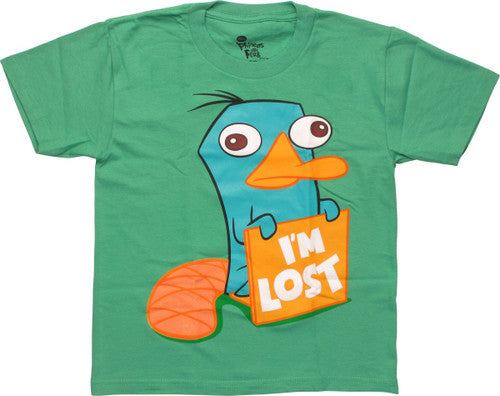 Phineas and Ferb Perry I'm Lost Juvenile T-Shirt