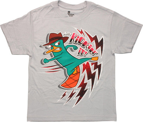 Phineas and Ferb Perry Kickin It Youth T-Shirt