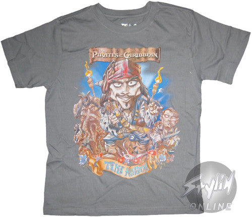 Pirates of the Caribbean Tiki Youth T-Shirt