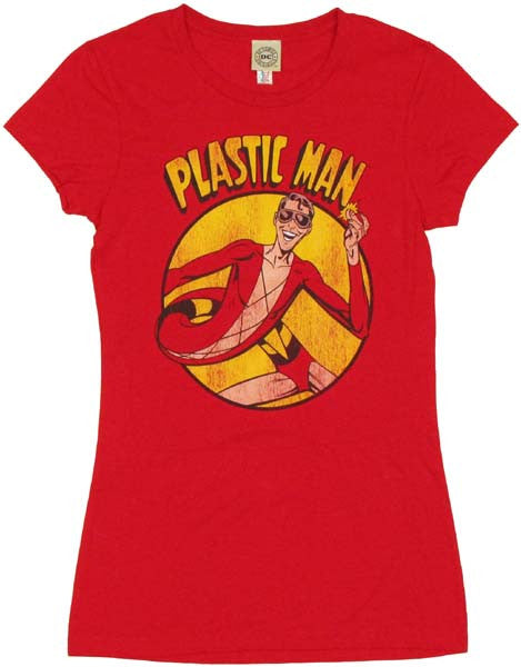 Plastic Man Pose Baby T-Shirt