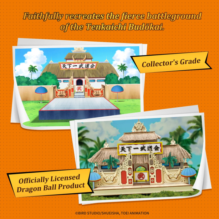 Dragon Ball Z - Tenkaichi Budokai Wood Construction Set with Acrylic Figures