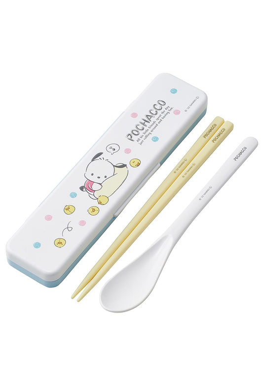 Pochacco Chopsticks and Spoon with Case
