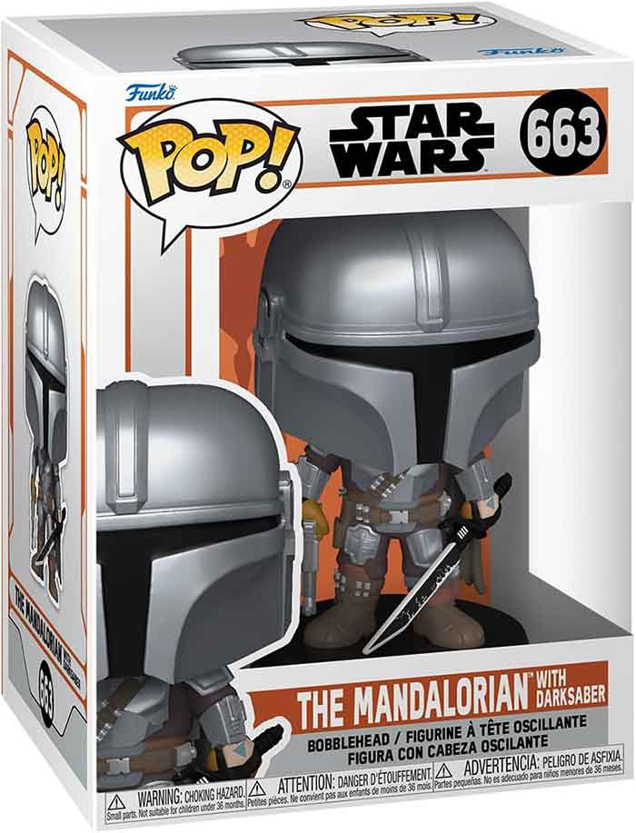 Funko Pop! Star Wars: The Mandalorian - The Mandalorian with Darksaber