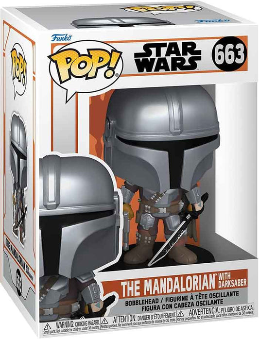 Funko Pop! Star Wars: The Mandalorian - The Mandalorian with Darksaber