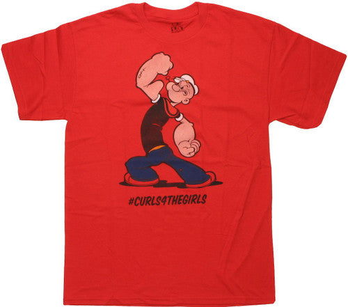 Popeye Curls Girls T-Shirt