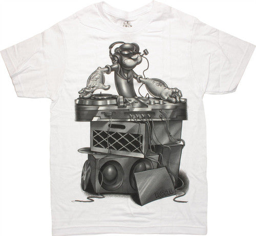 Popeye DJ Mixing T-Shirt