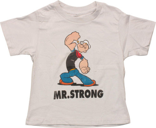 Popeye Mr. Strong Distressed Infant T-Shirt