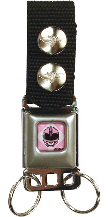 Power Rangers Pink Ranger Buckle Keychain
