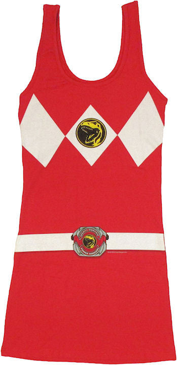 Power Rangers Red Costume Tank Top Dress