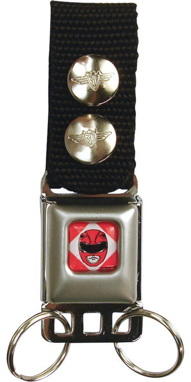 Power Rangers Red Ranger Buckle Keychain