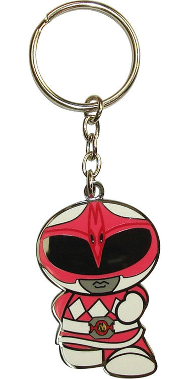 Power Rangers Toy Pink Ranger Metal Keychain