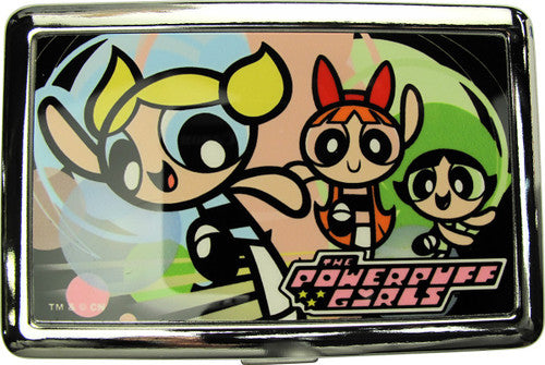 Powerpuff Girls Characters Dance Large Card Case in Green