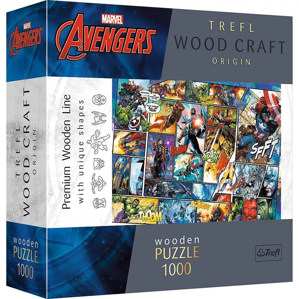 Marvel Comic Universe Woodcraft 1000pc Puzzle
