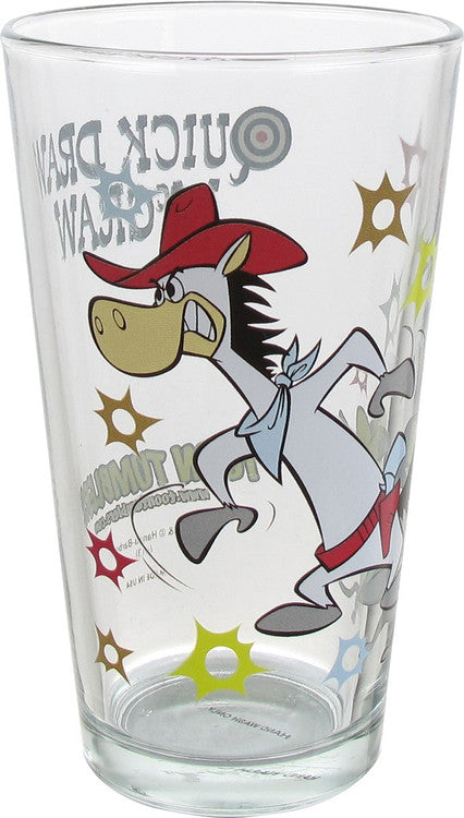 Quick Draw McGraw Baba Looey Pint Glass in Red