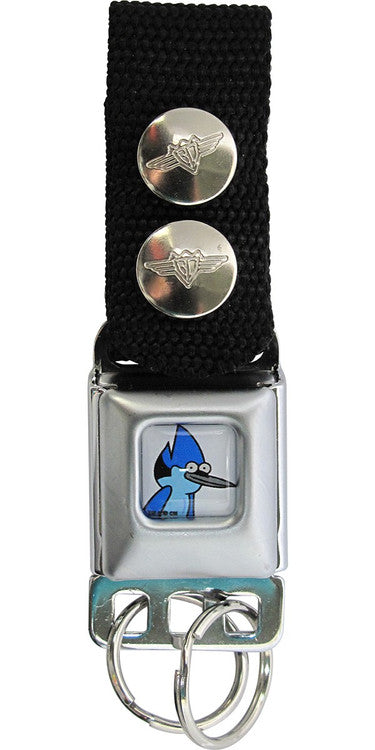 Regular Show Mordecai Keychain in Blue