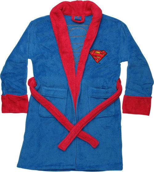 Superman Chest Logo Youth Robe