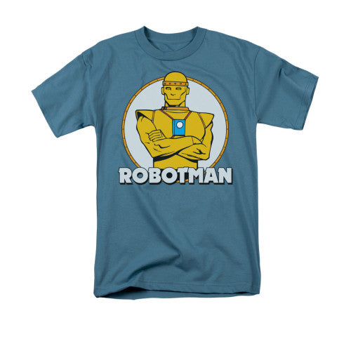 Robotman Over Name T-Shirt