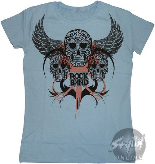 Rock Band Skulls Baby T-Shirt