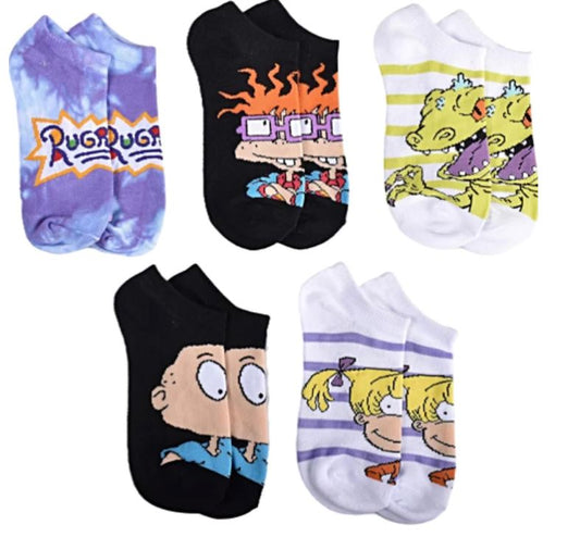 Rugrats Logo Socks 5-Pack